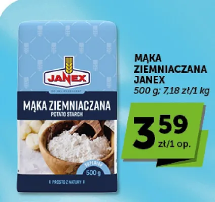 Mąka ziemniaczana Janex promocja w Groszek