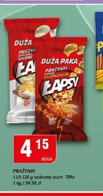 Prażynki Łapsy Solone promocja w Chorten