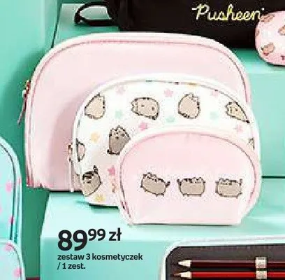 Zestaw 3 kosmetyczek Pusheen promocja w Empik