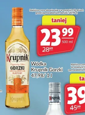 Wódka Krupnik Gorzki Klasyczny promocja w Prim Market