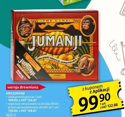 Gra Jumanji wersja drewniana promocja w Selgros