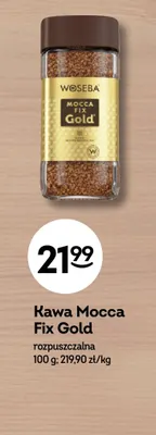 Kawa rozpuszczalna Mocca Fix Gold Woseba promocja w Żabka