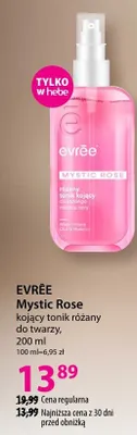 Kojący tonik różany do twarzy Mystic Rose promocja w Hebe