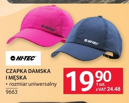 Czapka damska i męska Hi-Tec promocja w Selgros