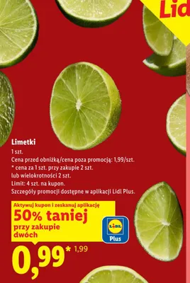 Limetki promocja w Lidl