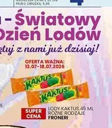 Lody Kaktus promocja w Wafelek