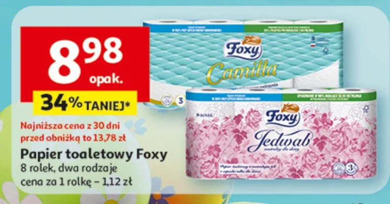 Papier toaletowy promocja w Auchan