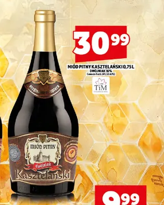 Miód pitny Kasztelański dwójniak promocja w TOPAZ