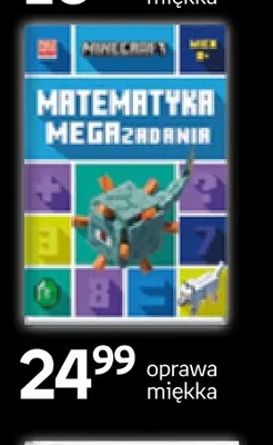 Książka Minecraft Matematyka Megazadania oprawa miękka promocja w Empik