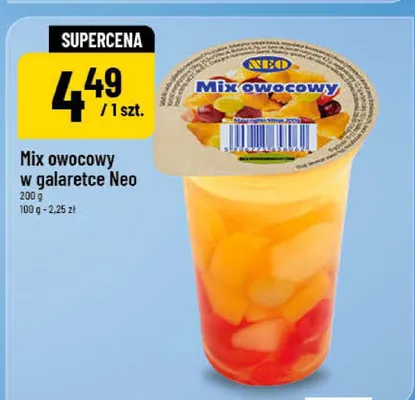 Mix owocowy w galaretce Neo promocja w POLOmarket