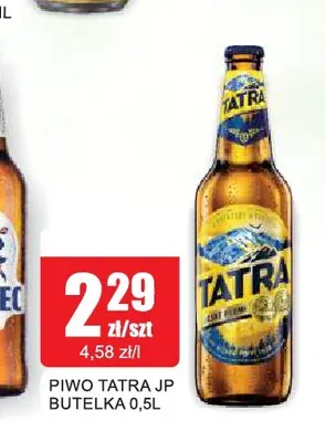 Piwo Tatra JP promocja w Bingo