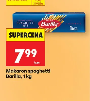 Makaron spaghetti Barilla promocja w Biedronka
