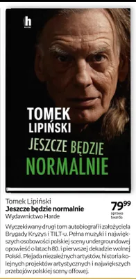 Książka Jeszcze będzie normalnie Tomek Lipiński oprawa twarda promocja w Empik