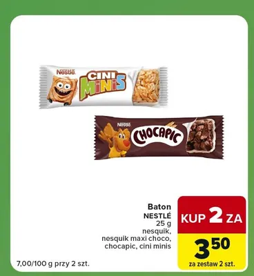Baton Nestlé Chocapic promocja w Carrefour Express