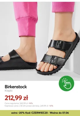 Klapki Birkenstock promocja w eobuwie.pl