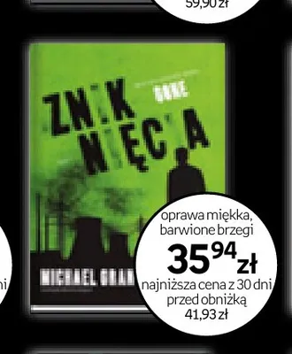 Książka Zniknięcia Michael Grant promocja w Empik