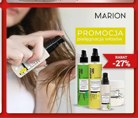 Produkty do pielęgnacji włosów Marion promocja w Drogeria Kosmyk