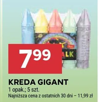 Kreda gigant promocja w Stokrotka