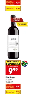Wino Pinotage promocja w Biedronka