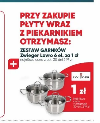 Zestaw garnków Zwieger Lovro 6 el. promocja w Max Elektro