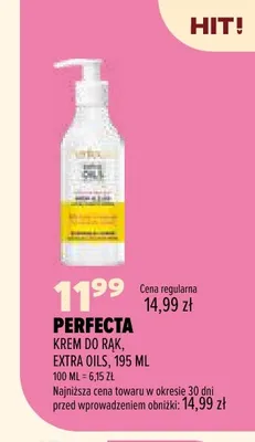 Krem do rąk Extra Oils Perfecta promocja w Drogerie Natura
