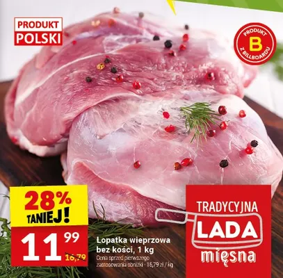 Łopatka wieprzowa bez kości promocja w Twój Market
