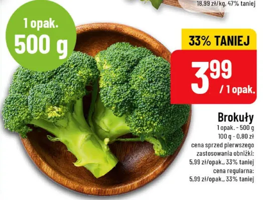 Brokuły promocja w POLOmarket