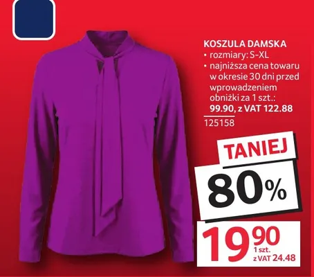 Koszula damska promocja w Selgros