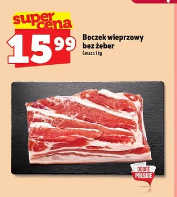 Boczek wieprzowy bez żeber promocja w TOPAZ