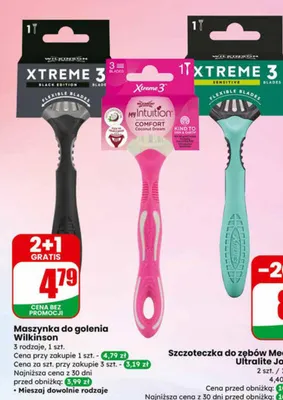 Maszynka do golenia XTreme 3 Sensitive promocja w Dino