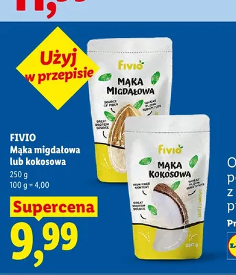 Mąka migdałowa Fivio promocja w Lidl