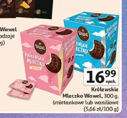 Mleczko Królewskie Wawel waniliowe promocja w Auchan