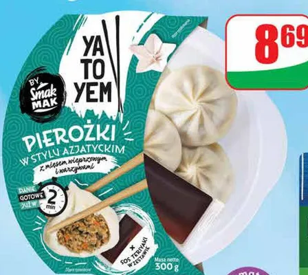 Pierożki azjatyckie z mięsem i warzywami promocja w Dino