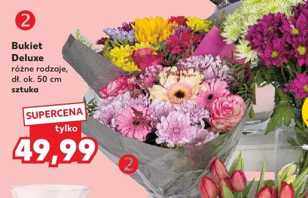 Bukiet Deluxe dł. ok. 50cm promocja w Kaufland