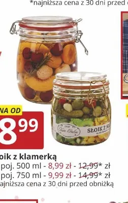 Słoik z klamerką 500 ml promocja w Prymus AGD