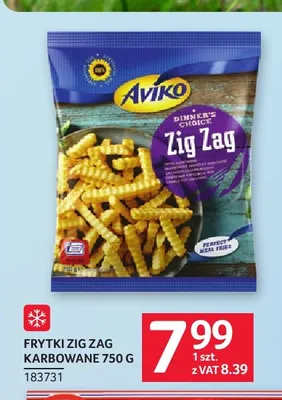 Frytki Zig Zag karbowane Aviko promocja w Selgros