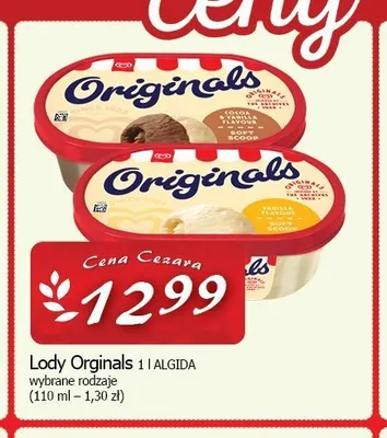 Lody Algida Originals promocja w CEZAR Delikatesy