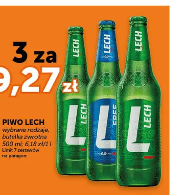 Piwo bezalkoholowe Lech Free 0,0% promocja w Groszek