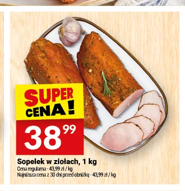Sopelek w ziołach Białecki Wędzarnia promocja w Twój Market