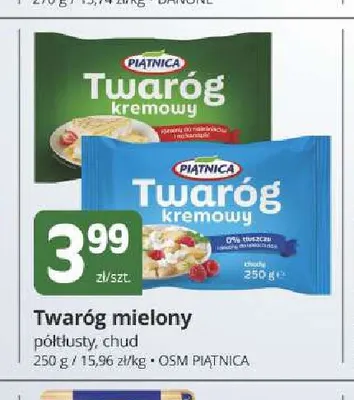 Twaróg mielony chudy Piątnica promocja w Marketvita