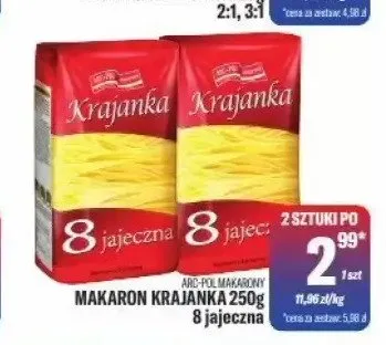 Makaron Krajanka Arc-Pol Makarony 8 jajeczna promocja w Tomi Markt