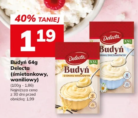 Budyń o smaku waniliowym Delecta promocja w Hitpol
