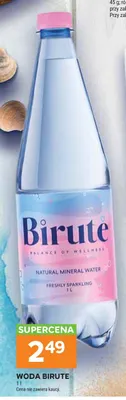Woda gazowana Birute promocja w Stokrotka