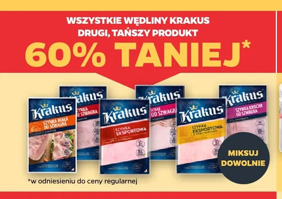 Szynka eksportowa z piersi kurczaka Krakus promocja w Netto