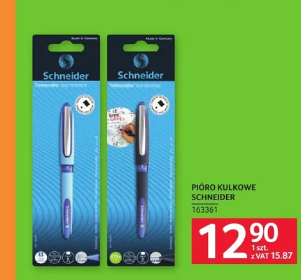 Pióro kulkowe Schneider promocja w Selgros