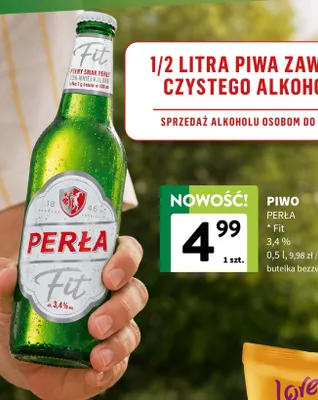Piwo Perła Fit promocja w Intermarche