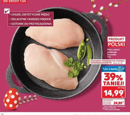 Filet z piersi polskiego kurczaka promocja w Kaufland
