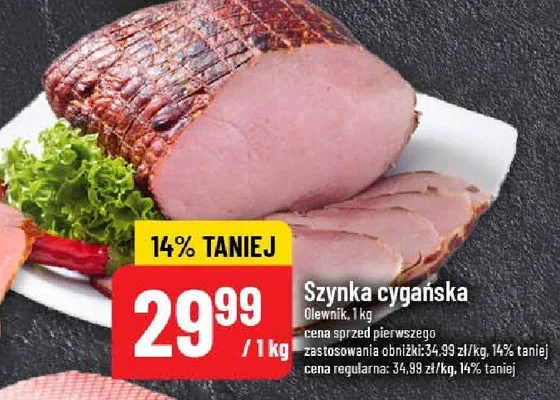 Szynka cygańska Olewnik promocja w POLOmarket