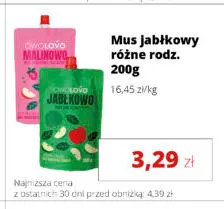 Mus jabłkowy Owolovo promocja w Torimpex Toruńska Sieć Sklepów Spożywczych