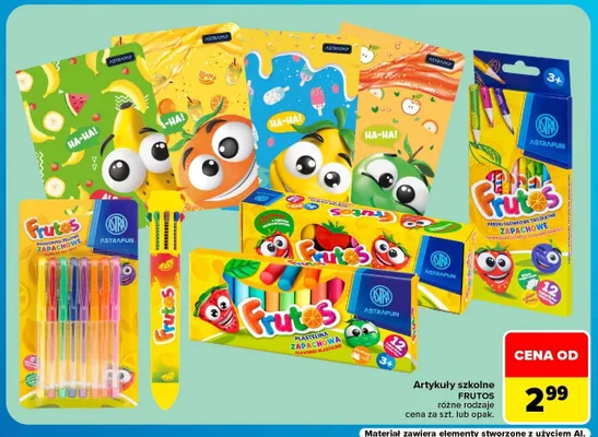Artykuły szkolne Frutos promocja w Carrefour Market